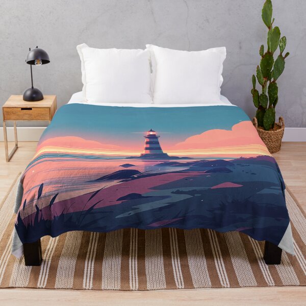 Item preview, Serene Sunset Lighthouse View designed and sold by Christian Weiss.