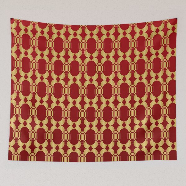 Item preview, Ring themed art deco pattern designed and sold by Camp Gamble Designs.