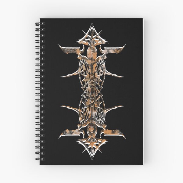 Item preview, Abstract Printed Pin Stripes - Steam punk rust + White on Black background designed and sold by Elizabeth-Banks.