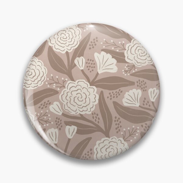 Item preview, Rustic painterly textured roses - Muted beige designed and sold by Illustrated by Nat.