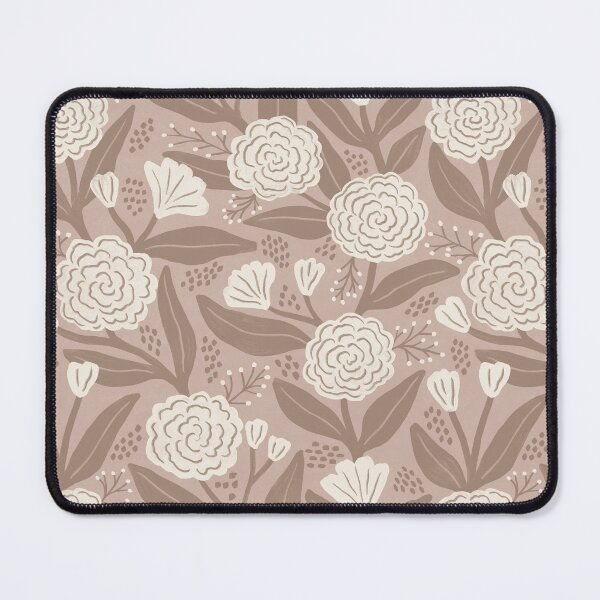 Item preview, Rustic painterly textured roses - Muted beige designed and sold by Illustrated by Nat.