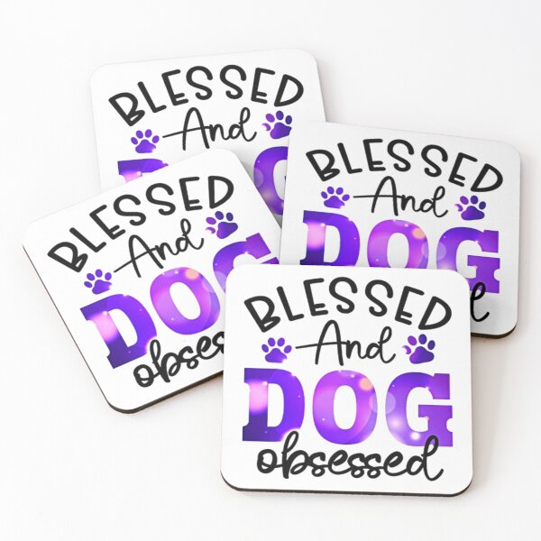 Item preview, Blessed and obsessed with dogs designed and sold by JonysCreativeDesigns.