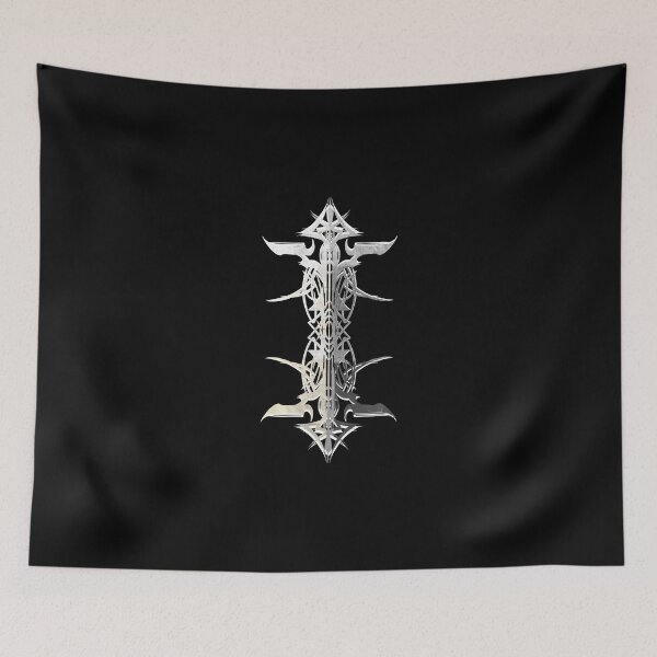 Item preview, Abstract Printed Pin Stripes - Titanium fade + White on Black background designed and sold by Elizabeth-Banks.