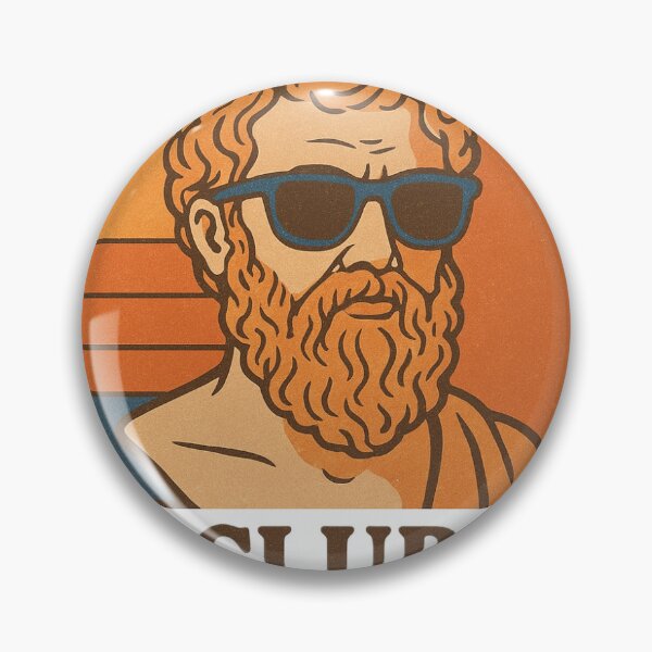 Item preview, Ancient Wisdom Club – Funny Greek Philosopher Retro Design designed and sold by magafadu.