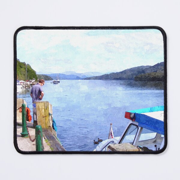 Item preview, Lakeside Jetty, Lake Windemere designed and sold by Trevor Harvey Art.