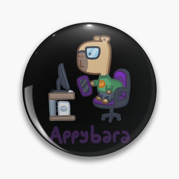 Item preview, Appybara (with text) designed and sold by CamelCactus.