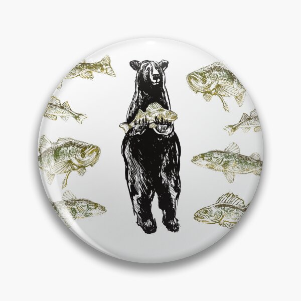 Item preview, Pickerel with Black Bear designed and sold by GothicByNature.