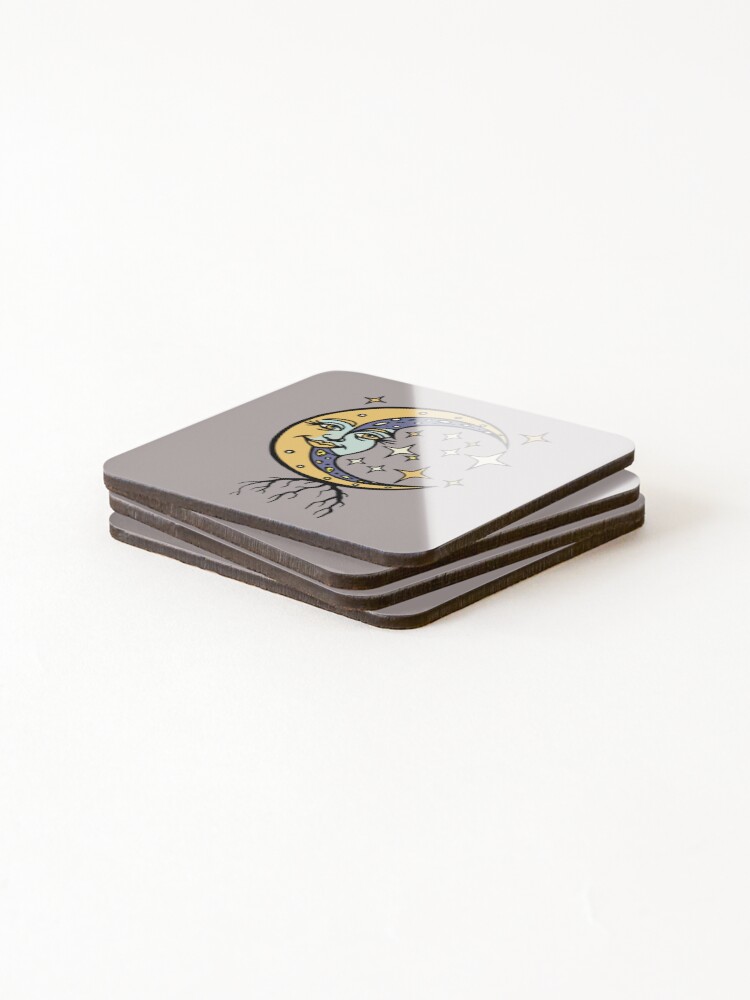 Thumbnail 4 of 5, Coasters (Set of 4), Celestial Roots designed and sold by FanFest.