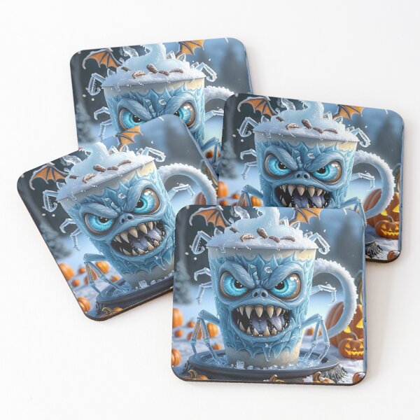 Item preview, The Winter Spider-Mouth's Icy Rage 凍える怒りマグカップ designed and sold by CamillaCreation.
