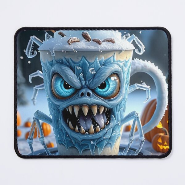 Item preview, The Winter Spider-Mouth's Icy Rage 凍える怒りマグカップ designed and sold by CamillaCreation.