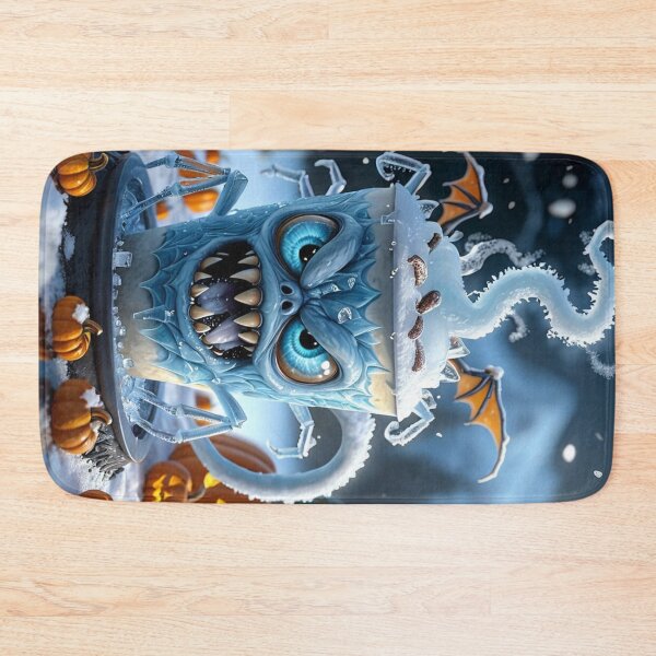 Item preview, The Winter Spider-Mouth's Icy Rage 凍える怒りマグカップ designed and sold by CamillaCreation.