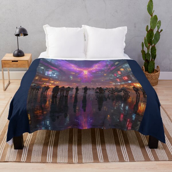 Item preview, Rise of the Neon Phoenix designed and sold by ArgentoArt.