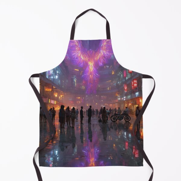 Item preview, Rise of the Neon Phoenix designed and sold by ArgentoArt.