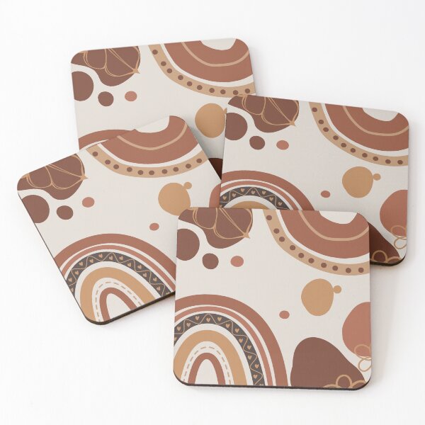 Item preview, Boho Abstract Rainbows and Earth Tones designed and sold by thecultivated calm.