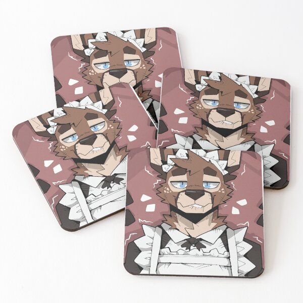 Item preview, Grumpy Femboy Deer Maid designed and sold by KaMow.