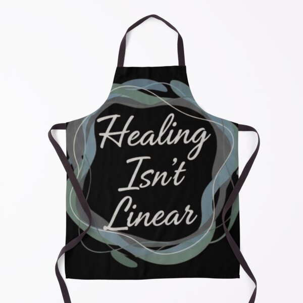 Item preview, Healing Isn’t Linear – Minimalist Mental Health Quote T-Shirt Design designed and sold by Barcoshos.