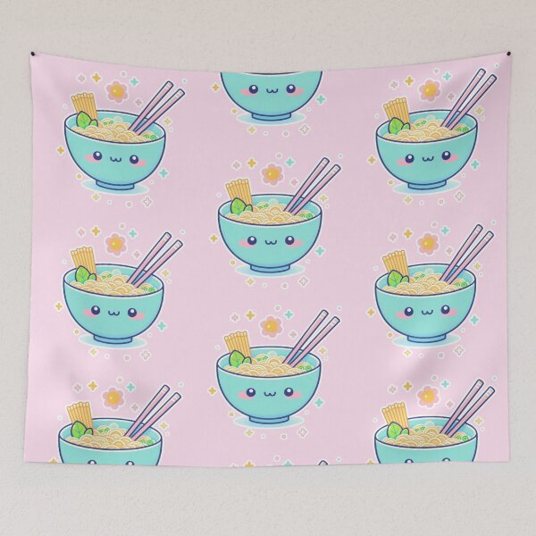 Item preview, Cute Kawaii Ramen Bowl – Adorable Anime Manga Noodle Lover Design designed and sold by Sugar Wisdom .