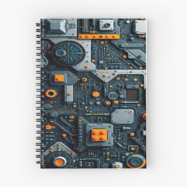 Item preview, Futuristic Tech Circuit Art – Cyberpunk Geometric Pattern designed and sold by The Design KAD.