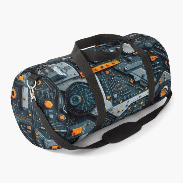 Item preview, Futuristic Tech Circuit Art – Cyberpunk Geometric Pattern designed and sold by The Design KAD.