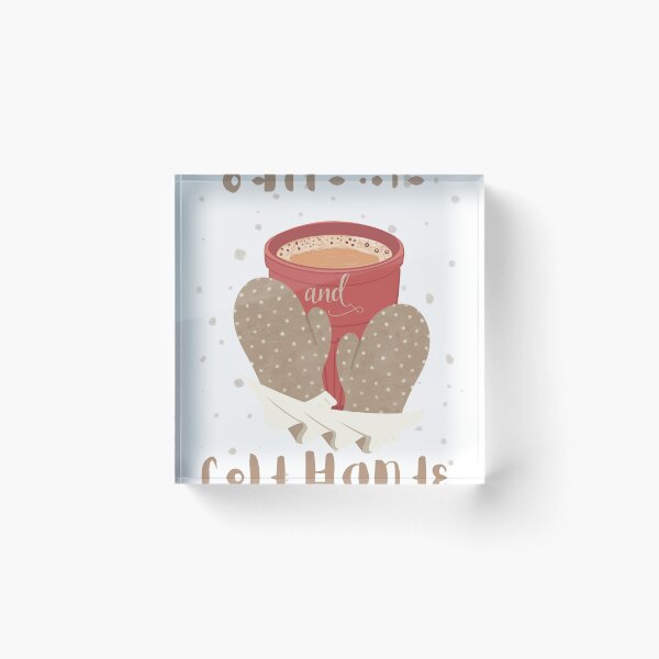 Item preview, Caffeine & Cold Hands – Cozy Winter Coffee Lover Hoodie & Mug designed and sold by SZ.