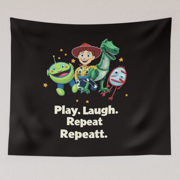 Item preview, The Whole Crew - Play. Laugh. Repeat. designed and sold by  ViralVisionsCreating .