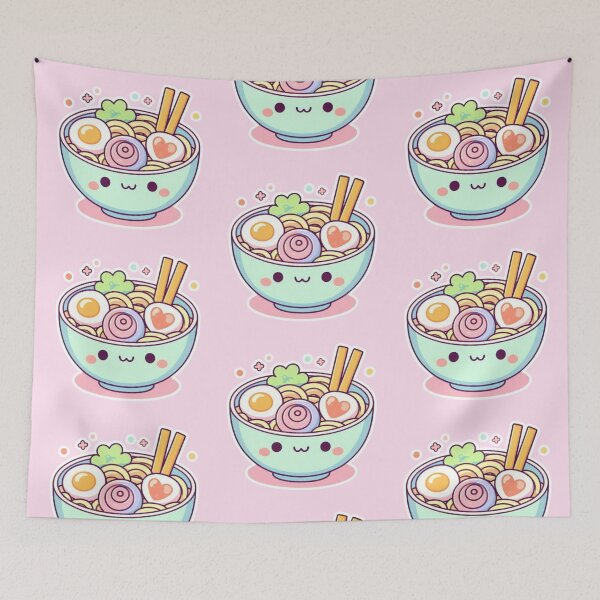 Item preview, Cute Kawaii Ramen Bowl – Adorable Anime Manga Noodle Lover Design designed and sold by Sugar Wisdom .