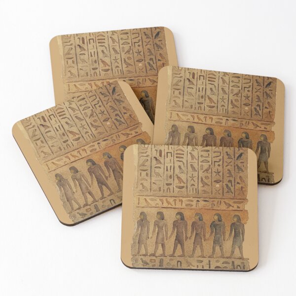 Item preview, Ancient Hieroglyphic Wall on Papyrus designed and sold by MoxisWatercolor.