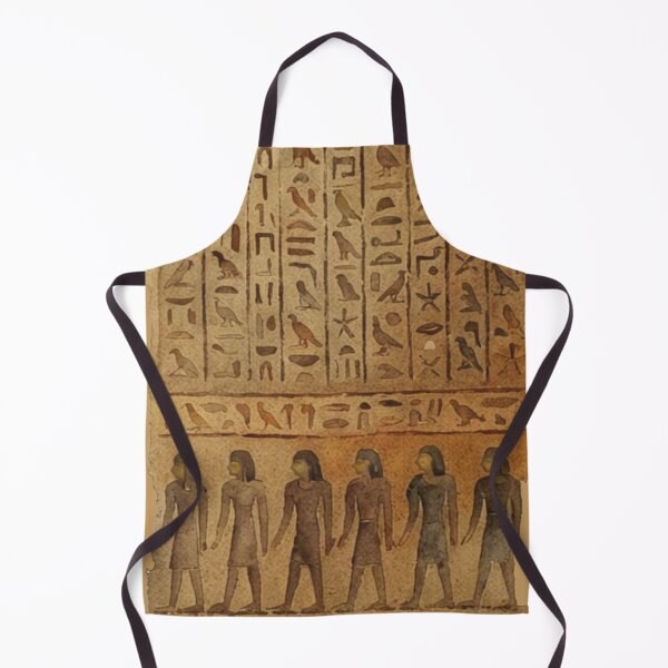 Item preview, Ancient Hieroglyphic Wall on Papyrus designed and sold by MoxisWatercolor.
