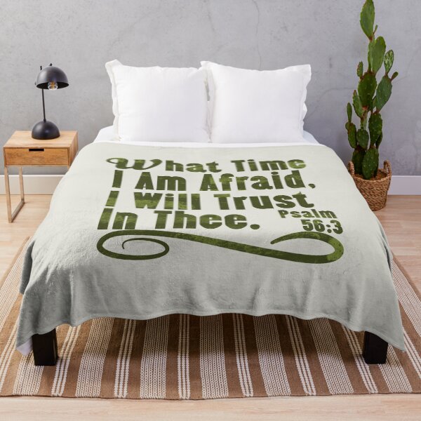 Item preview, Christian Encouragement - Fear - What Time I Am Afraid I Will Trust In Thee, Psalm 56:3 designed and sold by Angela Dow.