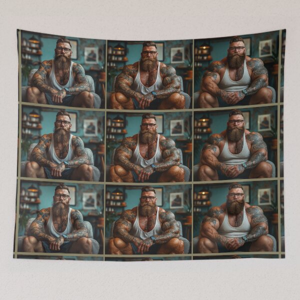 Item preview, Hipster: Skinny to Jacked To Muscle Bear designed and sold by BodybuildersInc.