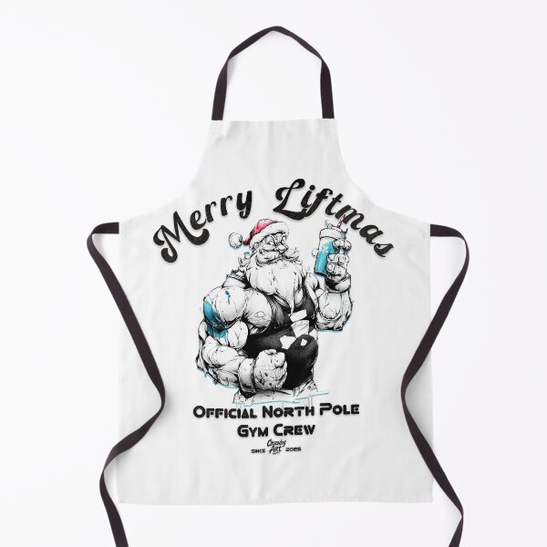Item preview, Merry Liftmas – North Pole Gym Crew Santa designed and sold by Closeddog.