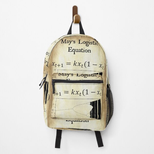 Item preview, Nerdy Vintage May's Logistic Equation Math Science Teacher Black Text Parchment designed and sold by MathWare MathClips.