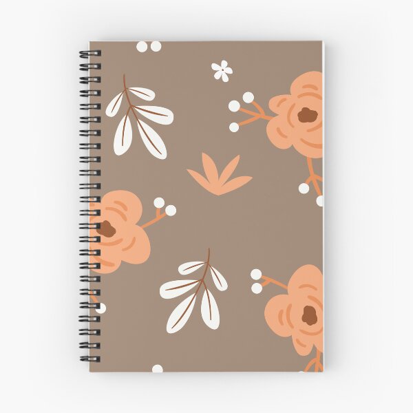 Item preview, Floral Pattern Peach Flowers and Foliage designed and sold by Jamildesign.