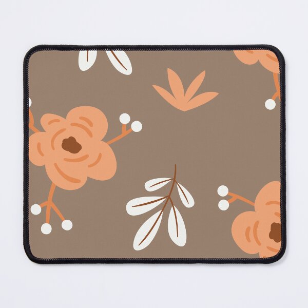 Item preview, Floral Pattern Peach Flowers and Foliage designed and sold by Jamildesign.