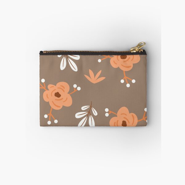 Item preview, Floral Pattern Peach Flowers and Foliage designed and sold by Jamildesign.