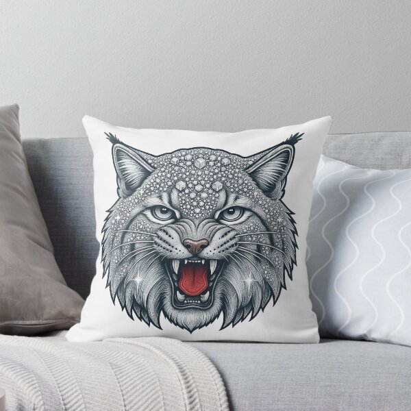 Item preview, Diamond Snow Leopard Fierce Animal Art Illustration designed and sold by ArtfulWeave.