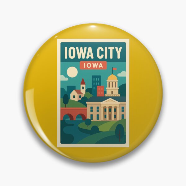 Item preview, Iowa City  designed and sold by Broken Antler Designs .