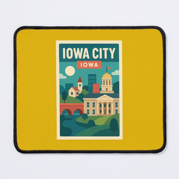Item preview, Iowa City designed and sold by Broken Antler Designs .