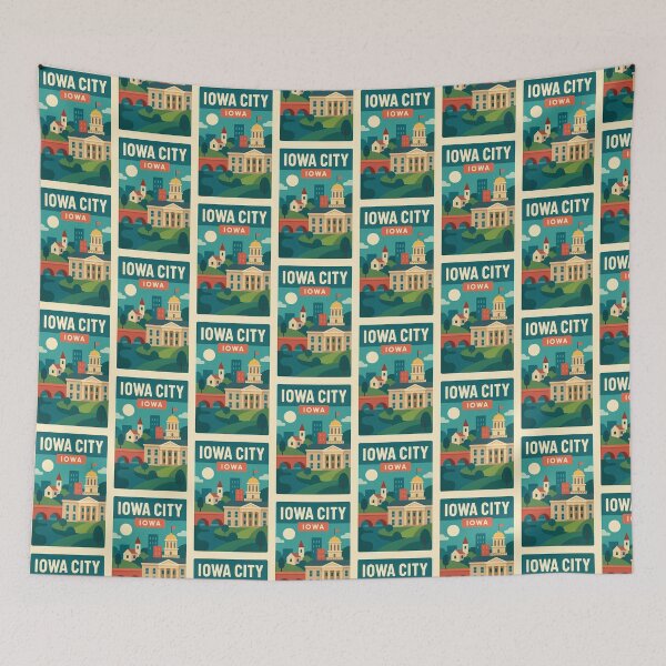 Item preview, Iowa City  designed and sold by Broken Antler Designs .