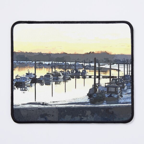 Item preview, Boats On The River Medway At Sunset designed and sold by Trevor Harvey Art.