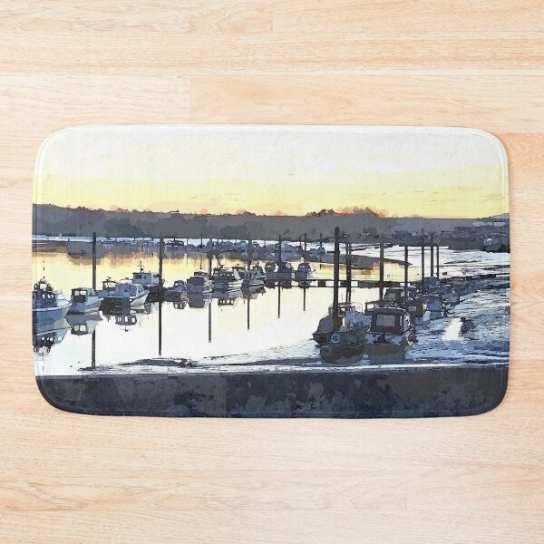 Item preview, Boats On The River Medway At Sunset designed and sold by Trevor Harvey Art.