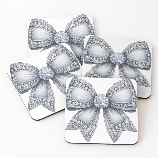 Item preview, Elegant Diamond Bow Luxury Illustrationof DRAFT designed and sold by ArtfulWeave.