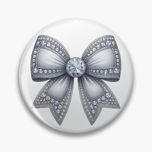 Item preview, Elegant Diamond Bow Luxury Illustrationof DRAFT designed and sold by ArtfulWeave.