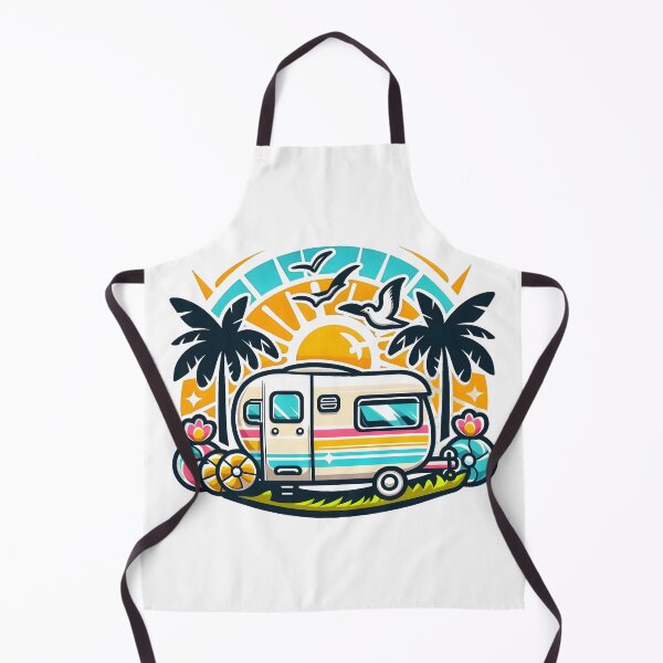Item preview, Retro Sunset Caravan Adventure Illustration. designed and sold by The-T-In-Retro.