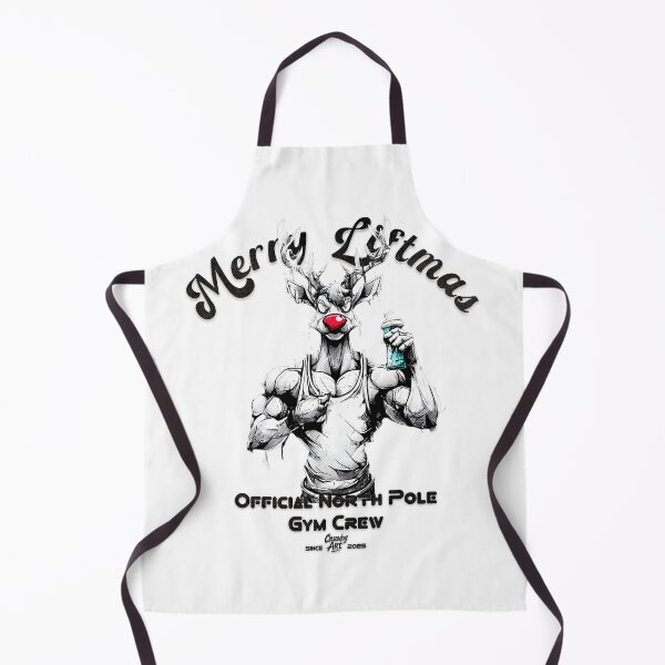 Item preview, Merry Liftmas - Shredded Rudolph Gym Design designed and sold by Closeddog.
