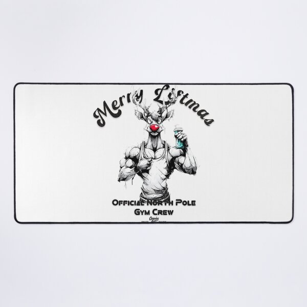 Item preview, Merry Liftmas - Shredded Rudolph Gym Design designed and sold by Closeddog.
