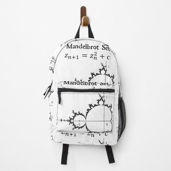Item preview, Nerdy Vintage Mandelbrot Set Fractal Math Science Teacher Black Text designed and sold by MathWare MathClips.