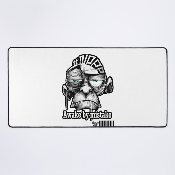 Item preview, Awake by Mistake – Tired Face & Nope Mood Design designed and sold by Closeddog.