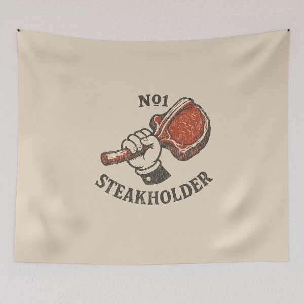 Item preview, Number One Steakholder designed and sold by Rocket Signs.