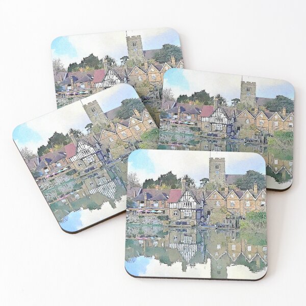 Item preview, Aylesford by the River Medway designed and sold by Trevor Harvey Art.